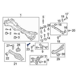 Hyundai OE - Suspension Control Arm Bolt