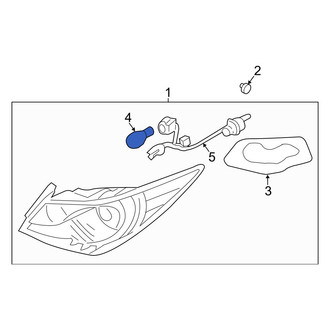 Hyundai OE - Front Turn Signal Light Bulb