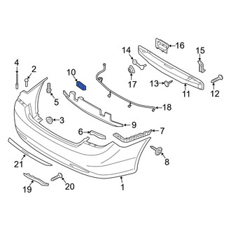 Hyundai OE - Bumper Impact Absorber Clip