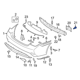 Hyundai OE - Fuel Tank Strap Bolt