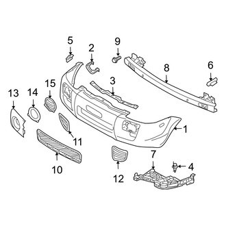 Hyundai OE - Front Bumper - Bumper & Components
