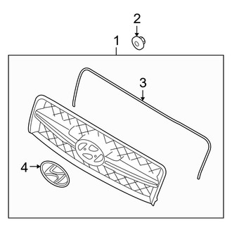Hyundai OE - Grille & Components