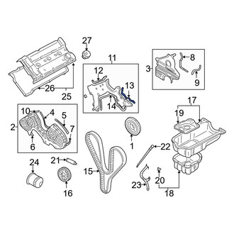 Hyundai OE - Upper Engine Timing Cover Gasket