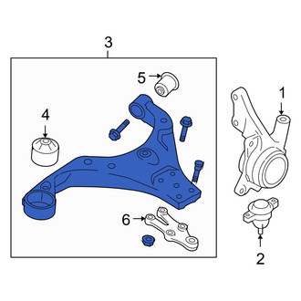 Hyundai OE - Front Left Suspension Control Arm