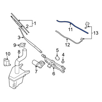Hyundai OE - Front Windshield Washer Hose