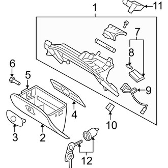 Hyundai OE - Instrument Panel - Glove Box