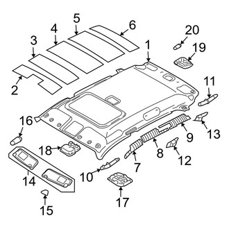 Hyundai OE - Roof - Interior Trim
