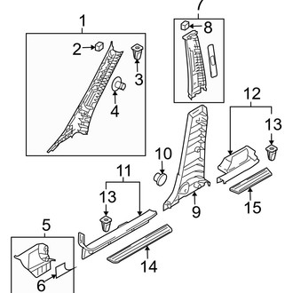 Hyundai OE - Pillars, Rocker & Floor - Interior Trim