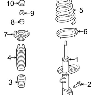 Hyundai OE - Rear Suspension - Struts & Components (4WD)