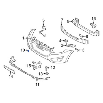 Hyundai OE - Front Tow Eye Cap