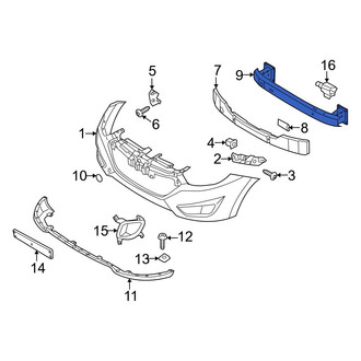 Hyundai OE - Front Bumper Impact Bar