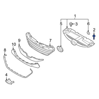 Hyundai OE - Radiator Support Access Cover Bolt