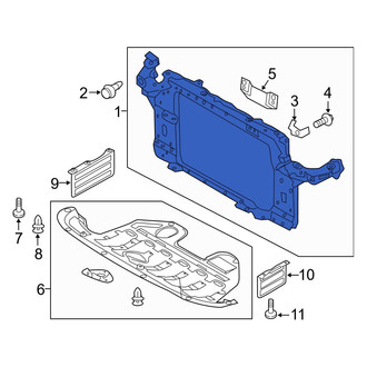 Hyundai OE - Front Radiator Support Panel