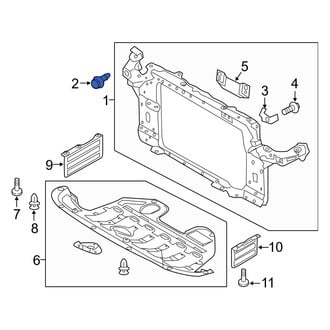 Hyundai OE - Bumper Impact Bar Bolt