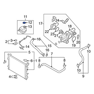 Hyundai OE - Engine Coolant Reservoir Cap