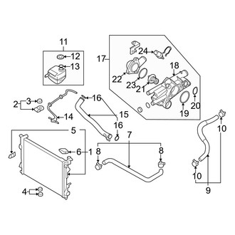 Hyundai OE - Cooling - Radiator & Components