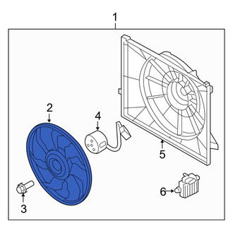 Hyundai OE - Engine Cooling Fan Blade
