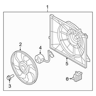 Hyundai OE - Engine Cooling Fan Assembly