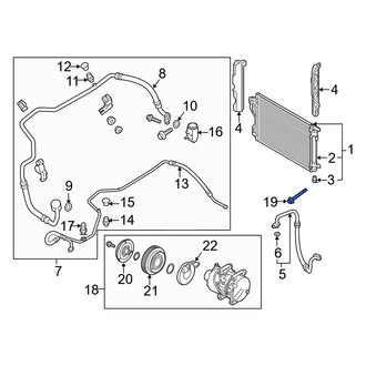 Hyundai OE - A/C Compressor Bolt