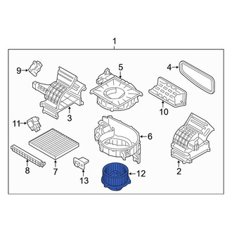 Hyundai OE - HVAC Blower Motor Assembly