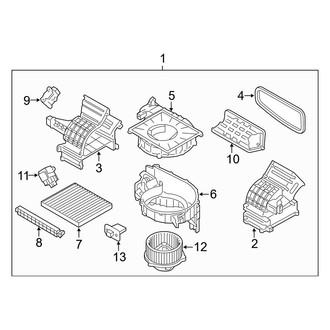 Hyundai OE - Air Conditioner & Heater - Blower Motor & Fan