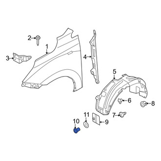 Hyundai OE - Luggage Compartment Cover Rivet