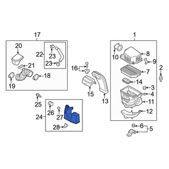 Hyundai OE - Lower Engine Air Intake Resonator