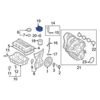 Hyundai OE - Engine Oil Cooler