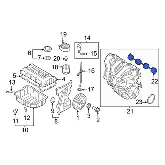 Hyundai OE - Rear Engine Intake Manifold Gasket