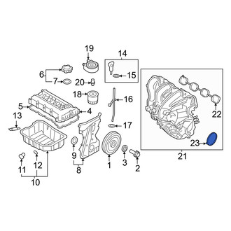 Hyundai OE - Rear Engine Intake Manifold Gasket