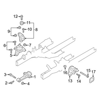 Hyundai OE - Engine & Transmission Mounting (2.0L)