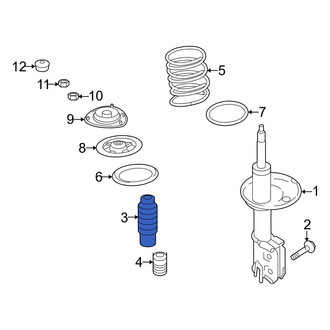 Hyundai OE - Suspension Strut Bellows