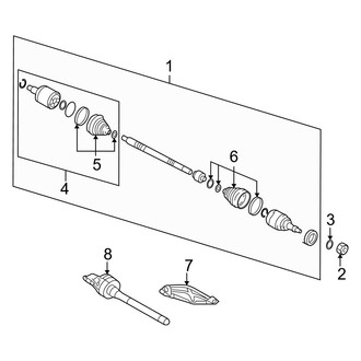 Hyundai OE - Front Suspension - Drive Axles