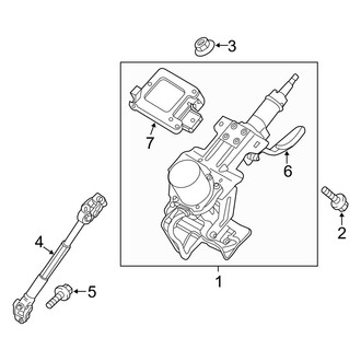 Hyundai OE - Steering Column Assembly