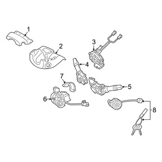 Hyundai OE - Steering Column - Shroud, Switches & Levers