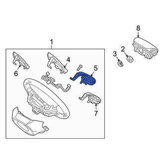 Hyundai OE - Left Steering Wheel Radio Controls