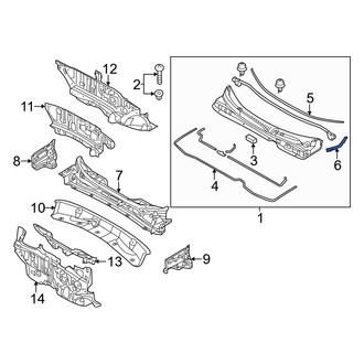 Hyundai OE - Right Cowl Cover