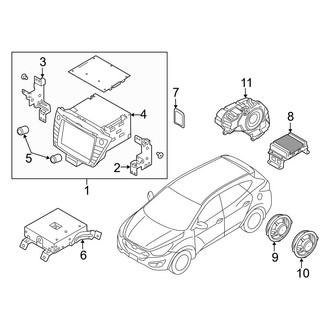 Hyundai OE - Instrument Panel - Sound System