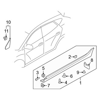 Hyundai OE - Pillars, Rocker & Floor - Exterior Trim