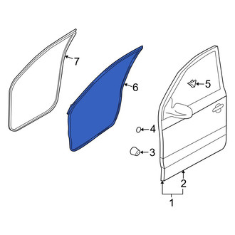 Hyundai OE - Front Left Outer Door Seal