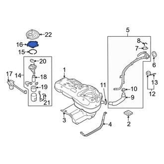 Hyundai OE - Fuel Tank Lock Ring