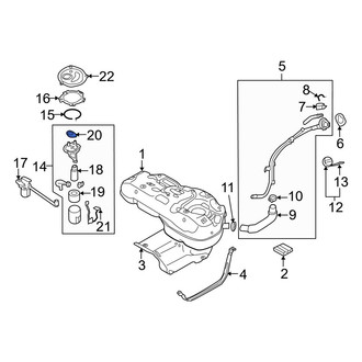 Hyundai OE - Fuel Tank Pressure Sensor
