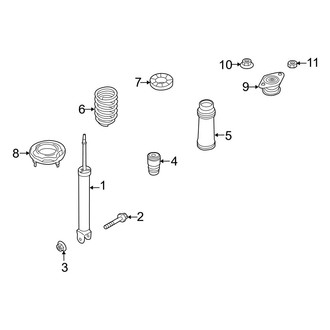 Hyundai OE - Rear Suspension - Shocks & Components (FWD)