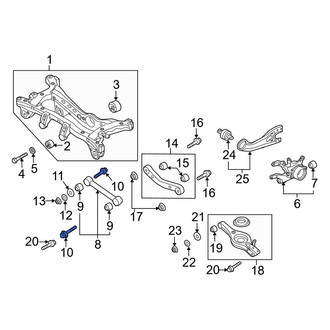Hyundai OE - Rear Upper Inner Suspension Control Arm Bolt