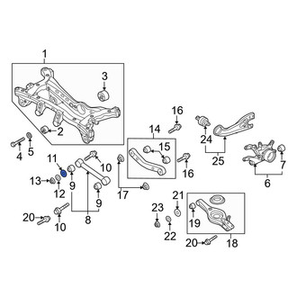 Hyundai OE - Rear Alignment Camber Adjusting Eccentric