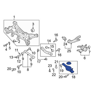 Hyundai OE - Rear Left Lower Suspension Control Arm