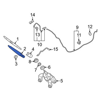 Hyundai OE - Rear Wiper Arm