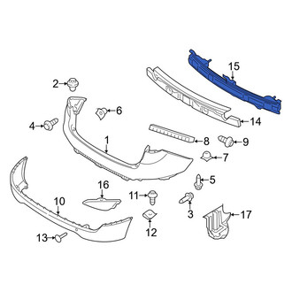 Hyundai OE - Rear Bumper Impact Bar