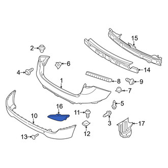 Hyundai OE - Rear Left Reflector Panel