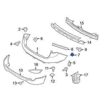 Hyundai OE - Bumper Cover Nut